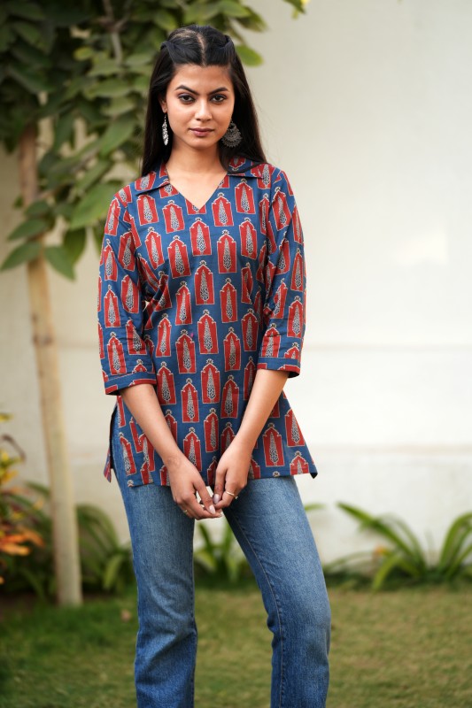 Tranquil Temple Cotton Top