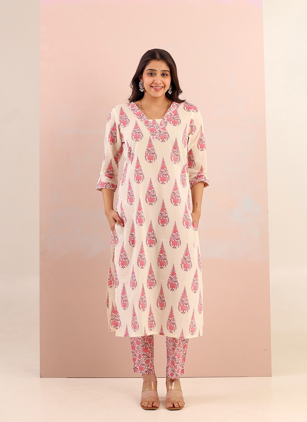 Mohini Straight Cotton Kurta Pant