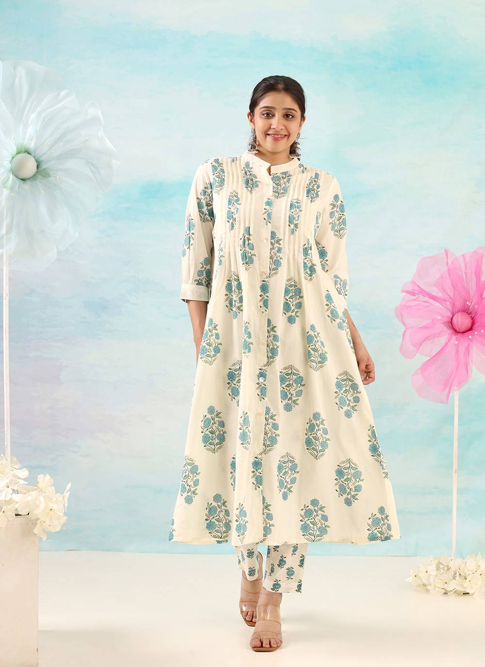Serenity A-Line Cotton Kurta Pant