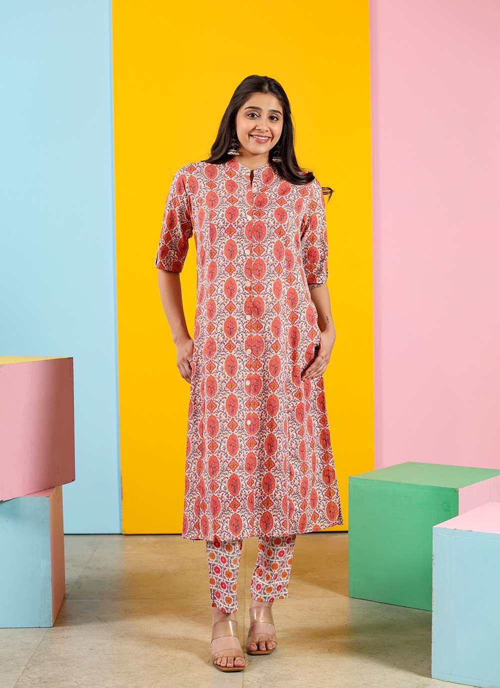 Uttara A-Line Cotton Kurta Pant