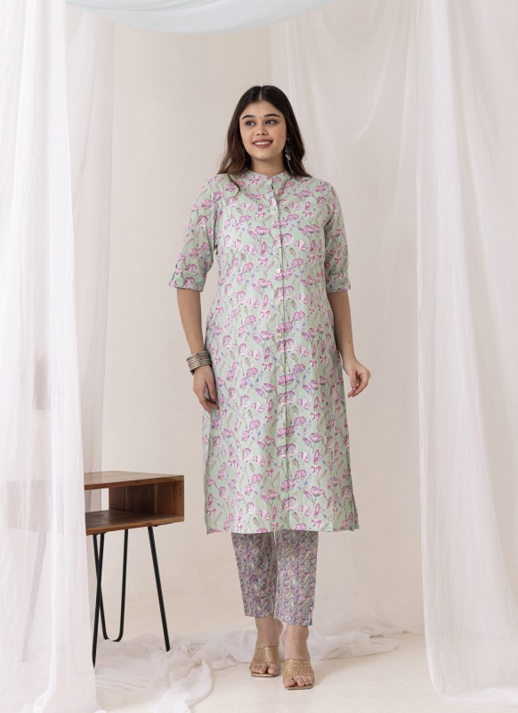 Tara Straight Cotton Kurta Pant