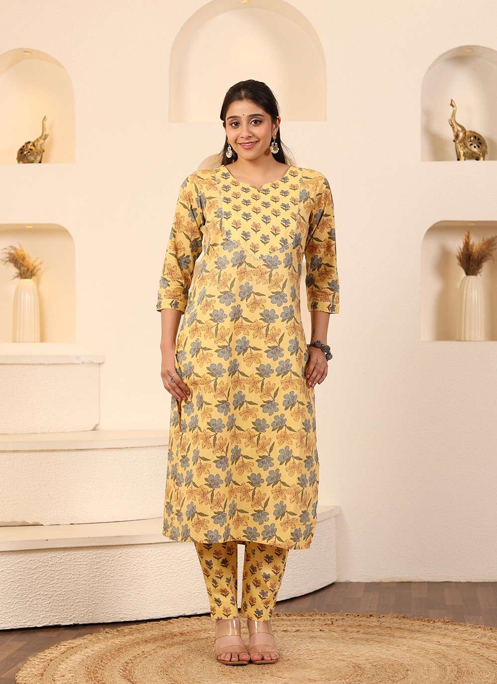 Garima Straight Cotton Kurta Pant